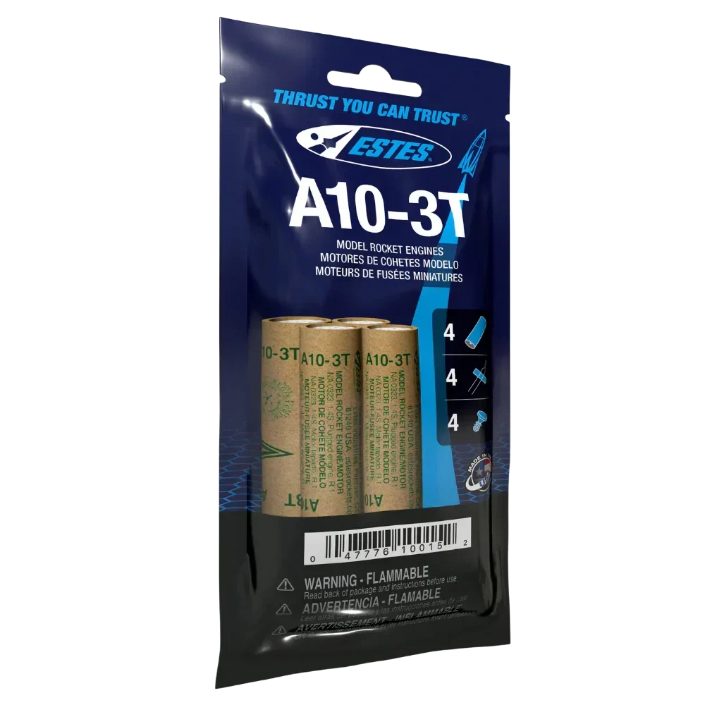 Estes Rocket A10-3T Engines 10015