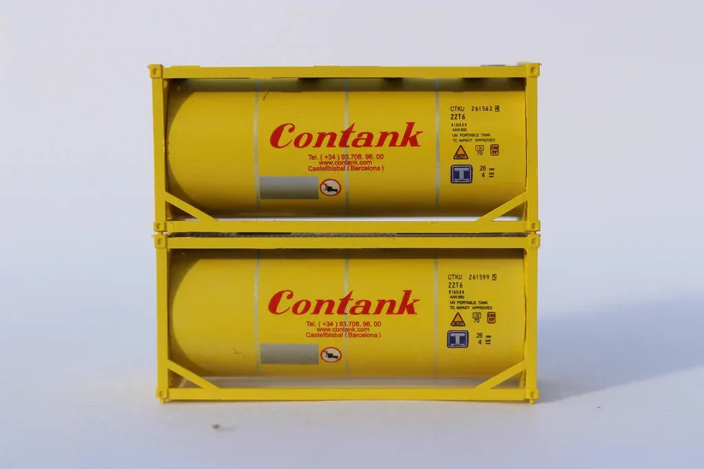 JTC Model Contank (Yellow) 20' Standard Tank Container 205243 - Jacksonville Terminal Co