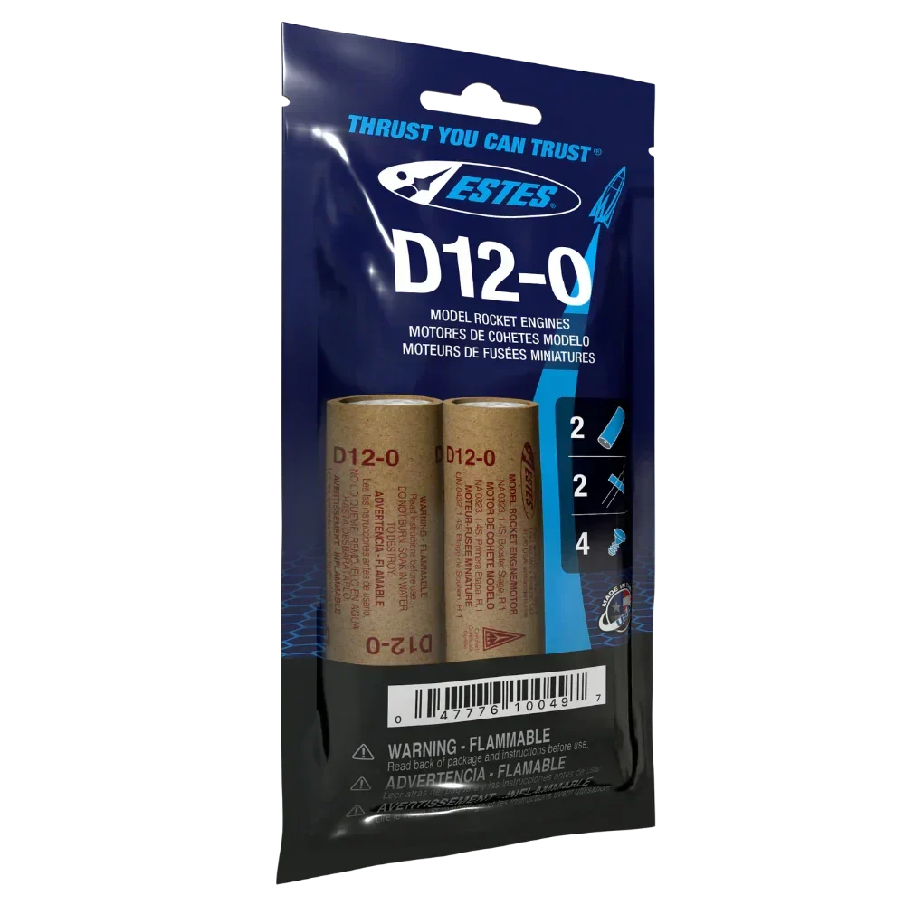 Estes Rockets D12-0 Engines 010049