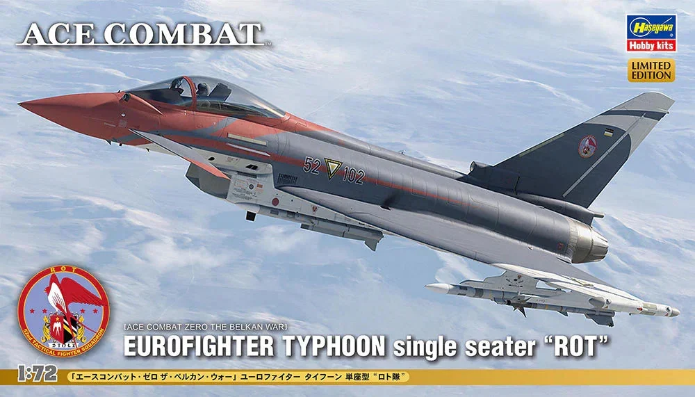1/72 Hasegawa Eurofighter Typhoon Single Seater `Rot´ 52734