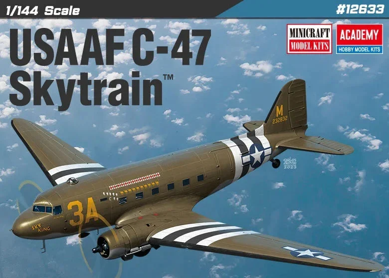 1/144 Academy USAAF C-47 Skytrain 12633