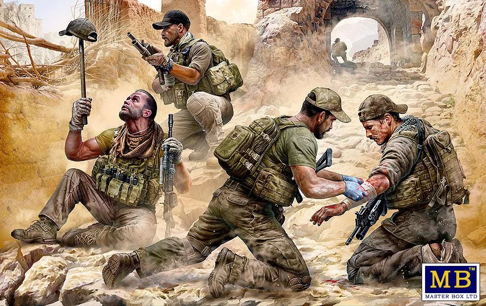 1/35 Master Box "Danger Close" Special Operations Team Present Day 35207 - Master Box LTD