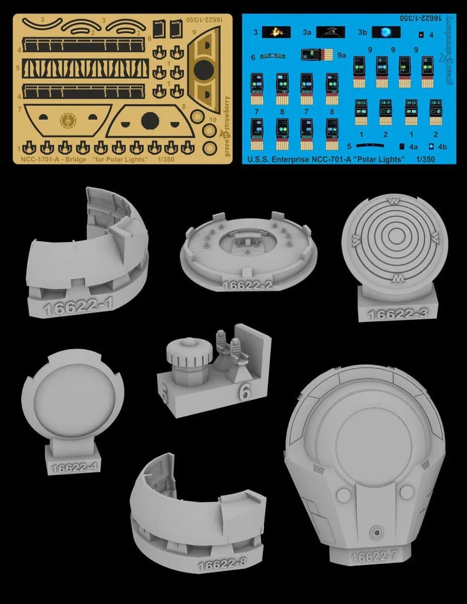 1/350 Green Strawberry NCC-1701-A - Bridge Upgrade Set 16622