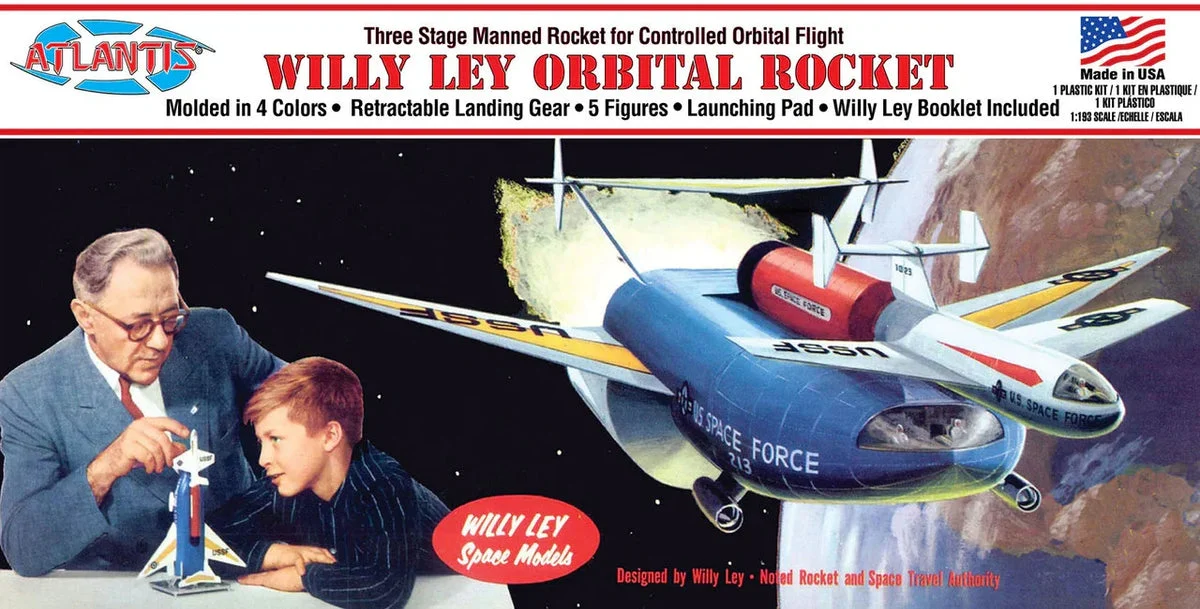 1/193 Atlantis Model Willy Ley Orbital Rocket 46 - Atlantis Models