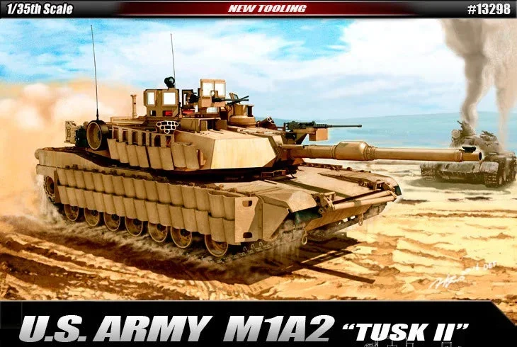 1/35 Academy U.S. Army M1A2 Tusk II 13298 - Academy Models