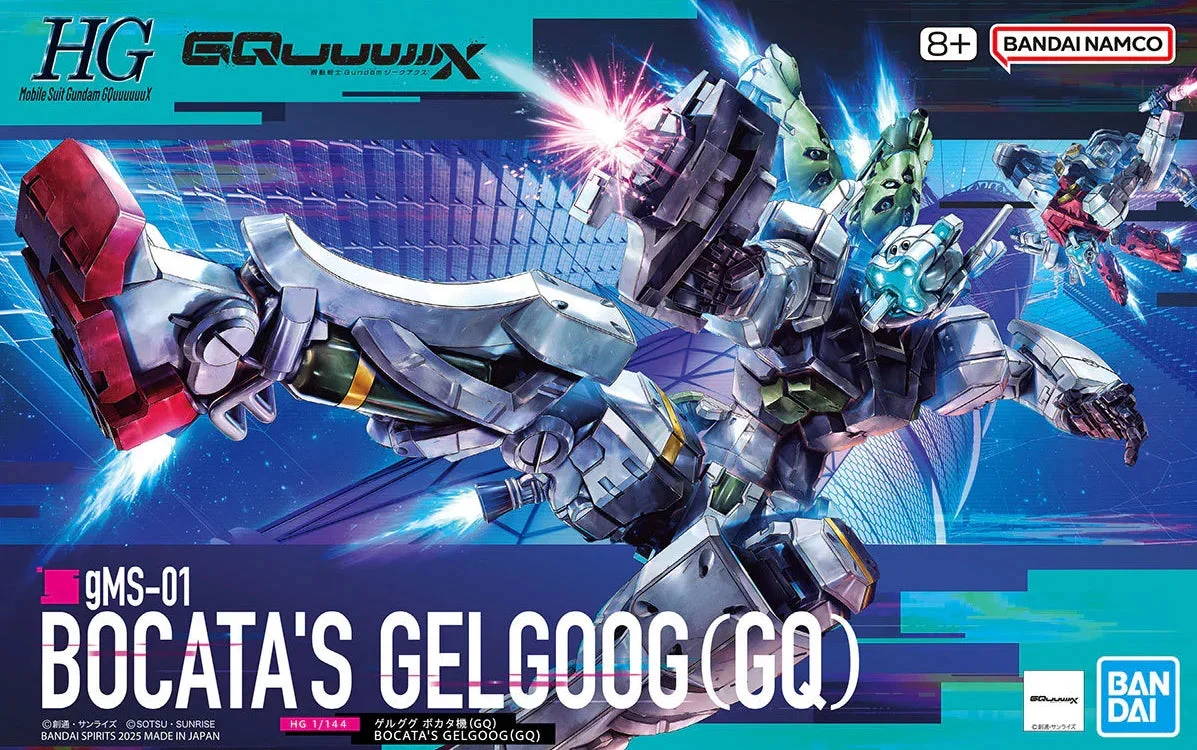 1/144 Bandai HGGQX 05 Bocata's Gelgoog (GQ) Model Kit 2773788 - Bandai Namco
