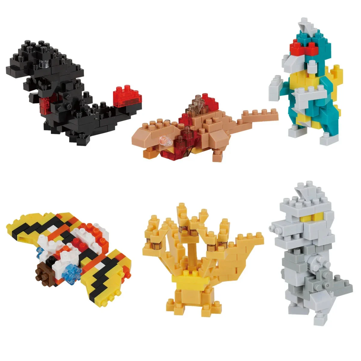 Nanoblock Godzilla Volume 1 (Set of 6) 21907
