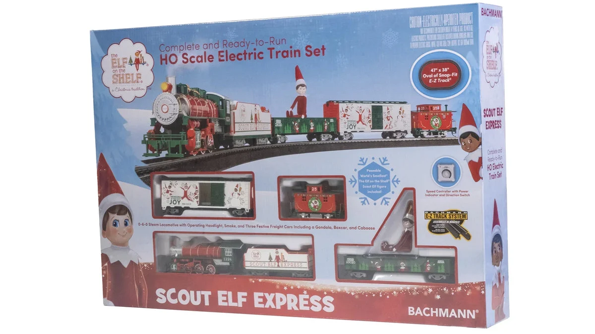 HO Bachmann Scout Elf Express Train Set 00779 - Bachmann Trains