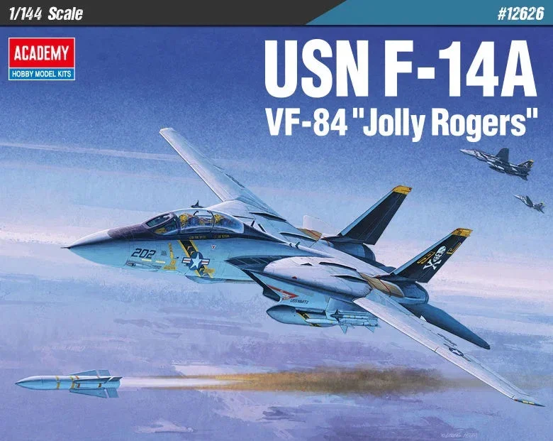 1/144 Academy USN F-14A VF-84 "Jolly Rogers" 12626