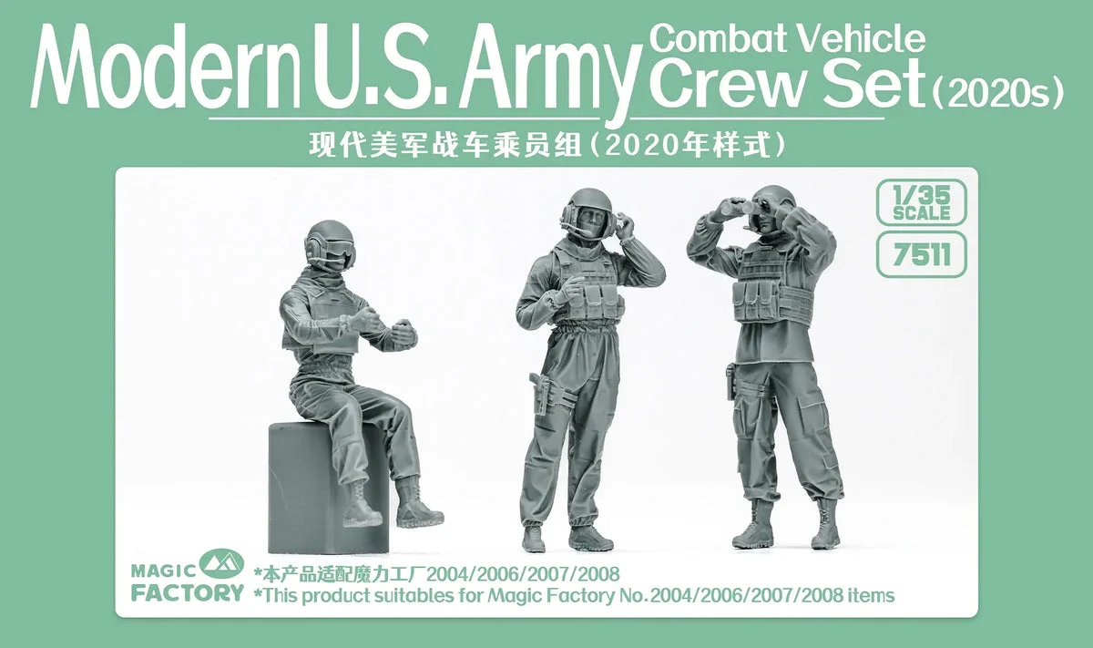 1/35 Magic Factory Modern U.S. Army CVC Set 7511 - Magic Factory Models