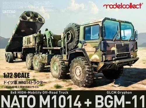 1/72 ModelCollect NATO M1014 Man Tractor & BGM-109G Ground Launched Cruise Missile 72340