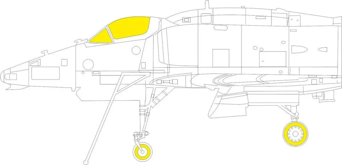 1/72 Eduard Paint Mask for HOBBY BOSS A-4M CX632