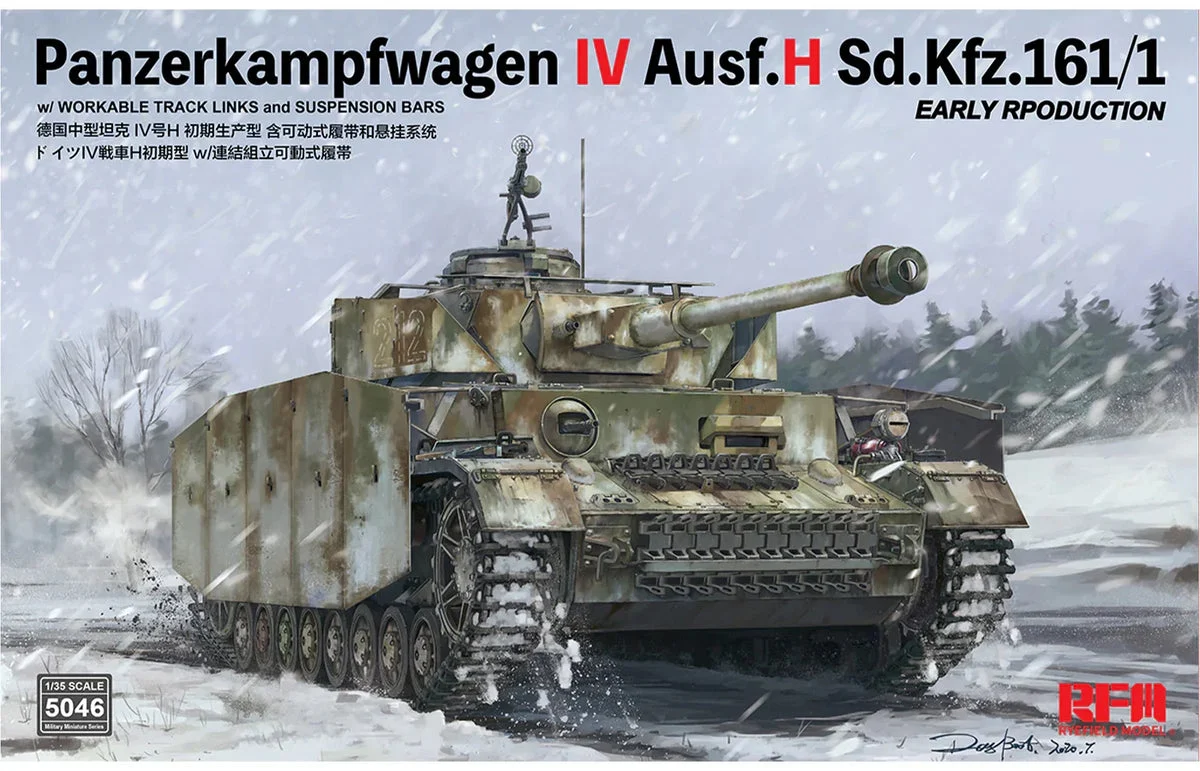 1/35 Ryefield Models Sd.Kfz.161/1 Panzerkampfwagen IV Ausf. H Early Production 5046