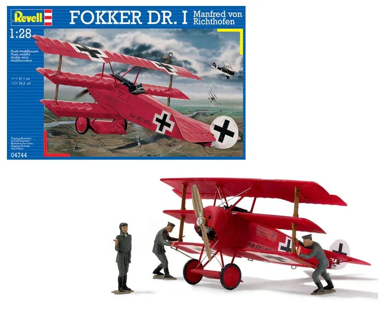 1/28 Revell Germany Fokker Dr.1 "Manfred von Richthofen" 04744 - Revell-Germany