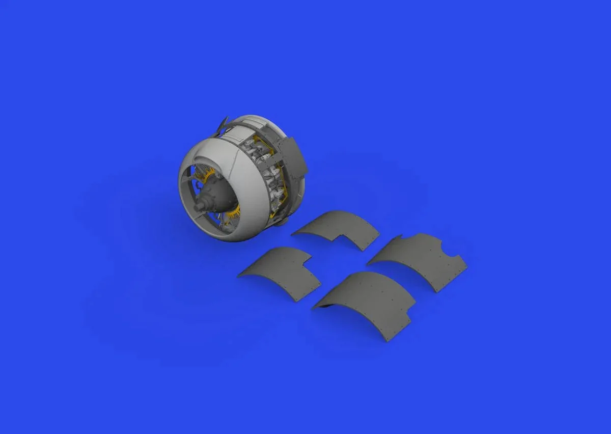 1/48 Eduard F4F-3A engine PRINT for EDUARD 648827