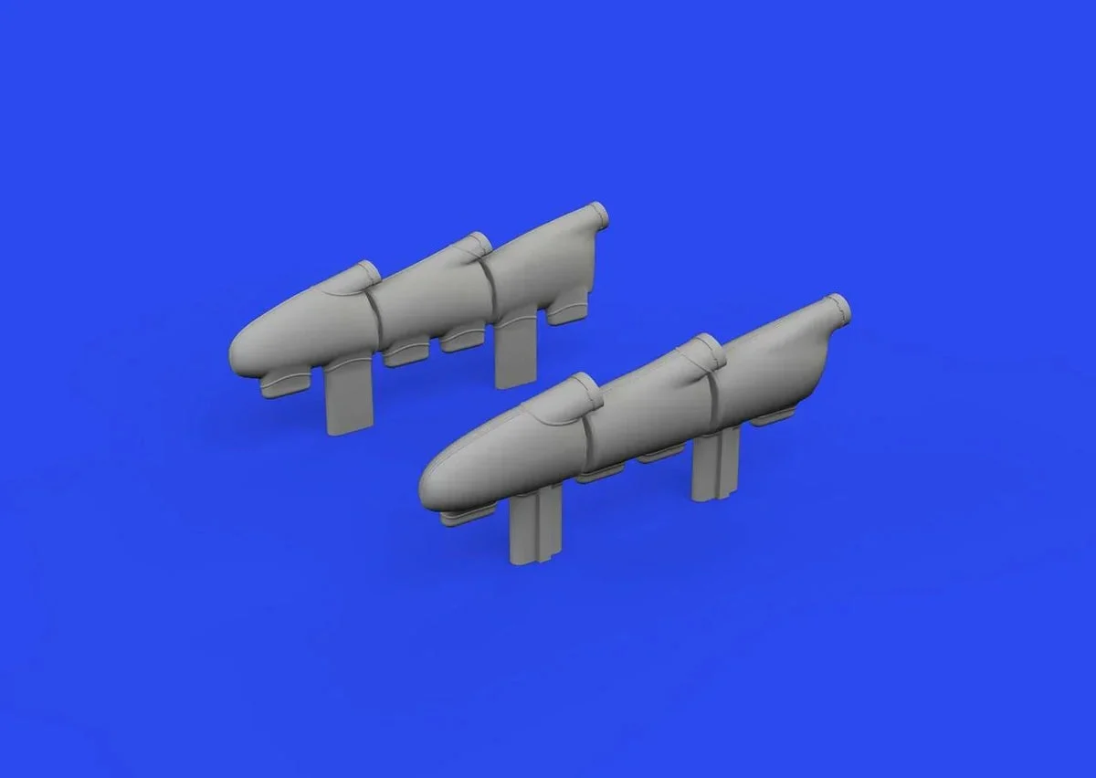 1/32 Eduard Spitfire Mk.Ia exhaust stacks PRINT KOTARE 632196