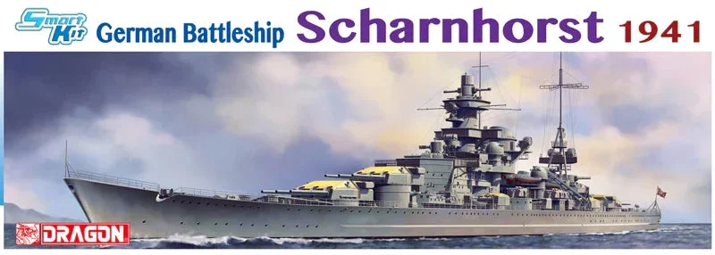 1/350 Dragon Model German Battleship Scharnhorst 1941 1036 - Dragon Models