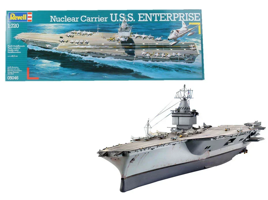 1/720 Revell Germany Nuclear Carrier U.S.S. Enterprise 05046 - Revell-Germany