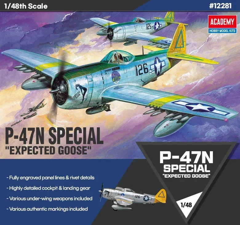 1/48 Academy P-47N "Expected Goose" 12281