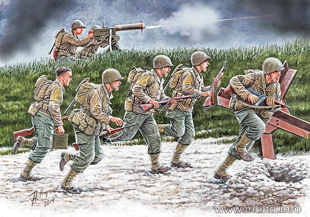1/35 Master Box Move, Move, Move!!! U.S. Soldiers 35130 - Master Box LTD
