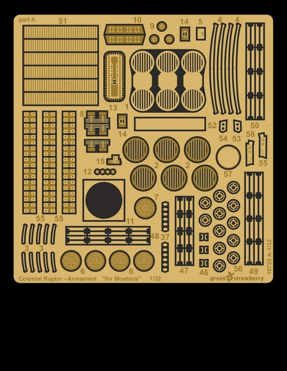 1/144 Green Strawberry Discovery XD-1 - exterior Upgrade Set 17322