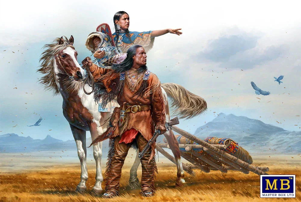 1/35 Master Box "On the Great Plains" Indian Wars Series 35189 - Master Box LTD