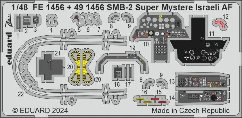 1/48 Eduard SMB-2 Super Mystere Israeli AF for SPECIAL HOBBY FE1456