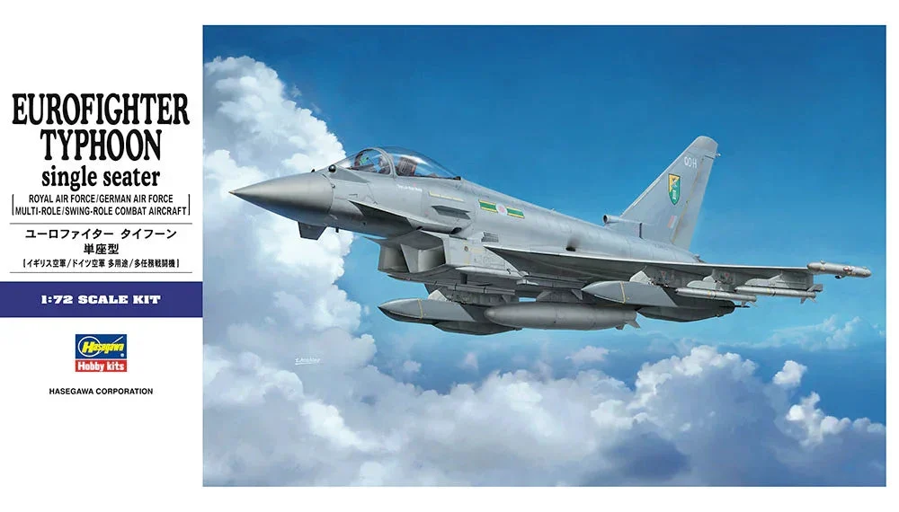1/72 Hasegawa Eurofighter Typhoon Single Seater 01570