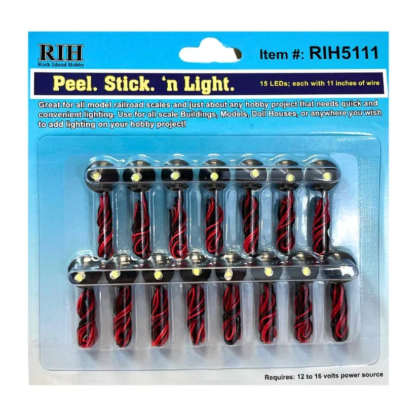 Rock Island Peel Stick 'n Light - 15pcs LED 511