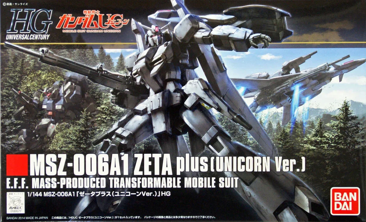 1/144 Bandai HGUC 182 MSZ-006A1 Zeta Plus