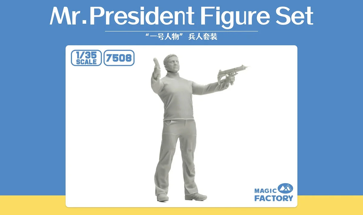 1/35 Magic Factory Mr. President Figure Set 7508 - Magic Factory Models