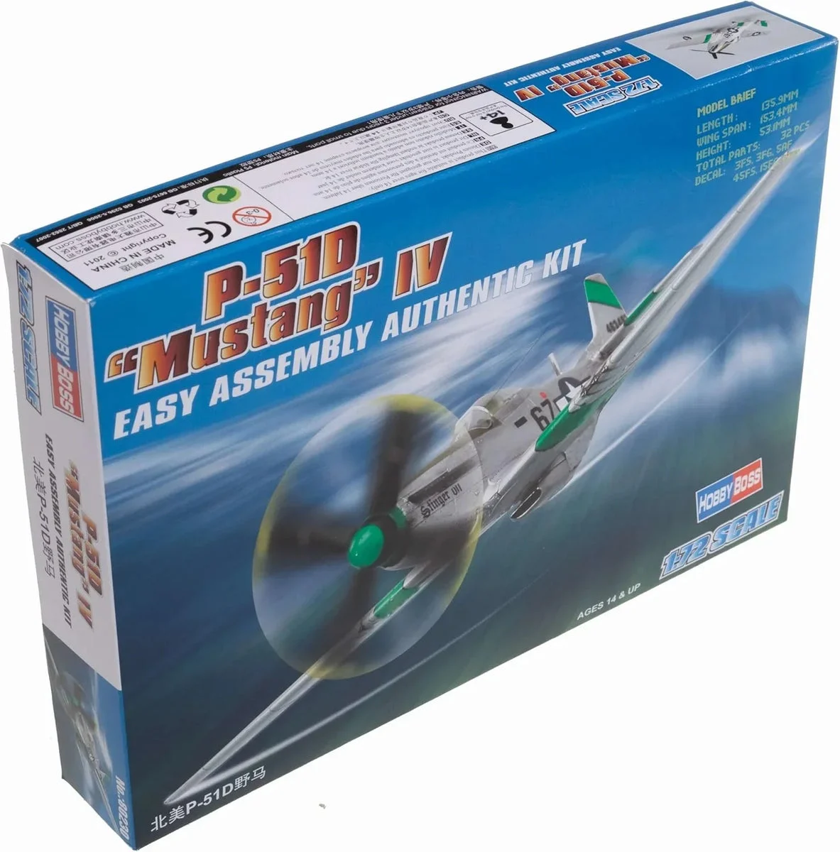 1/72 Hobby Boss P-51D "Mustang IV" 80230