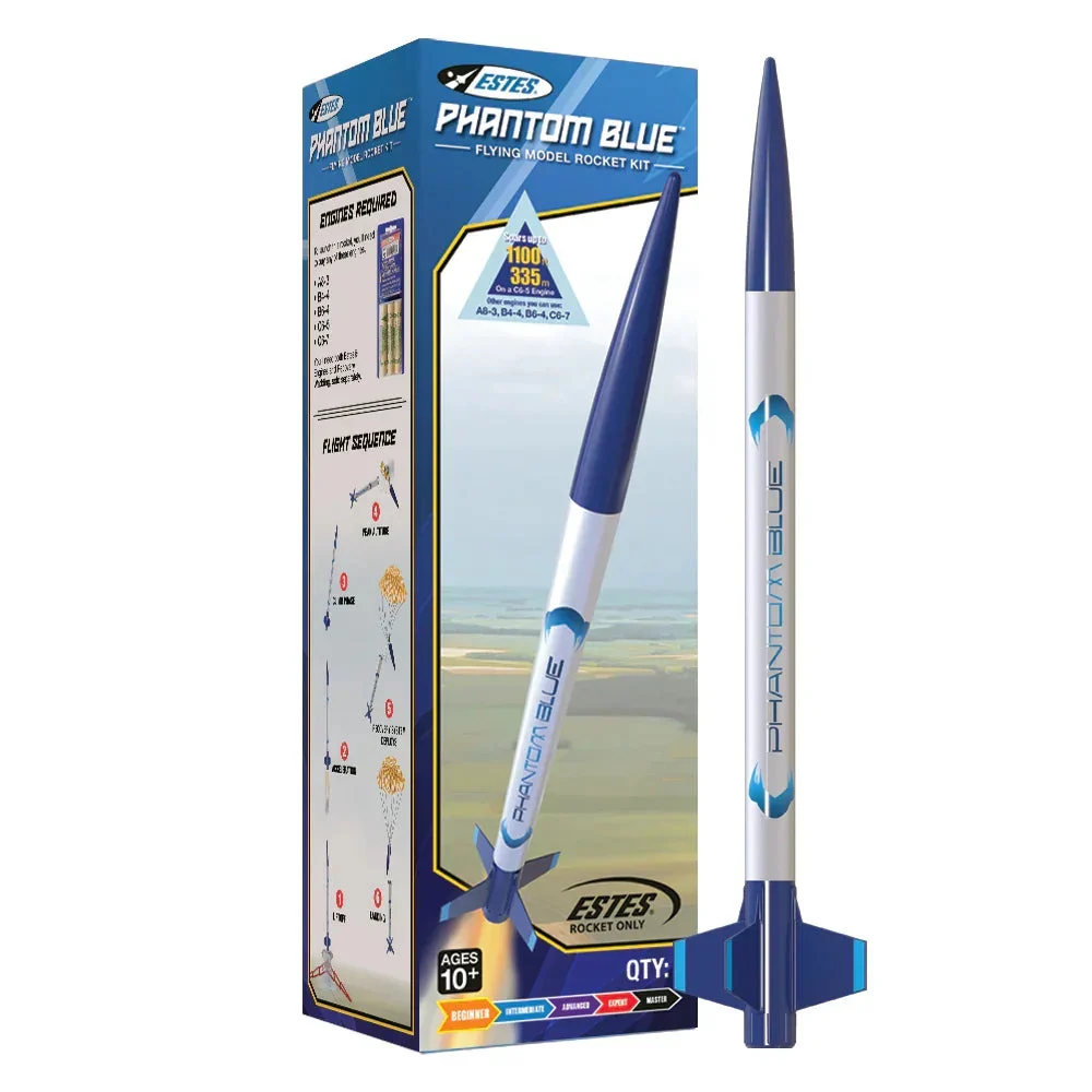 Estes Rockets Phantom Blue 2483