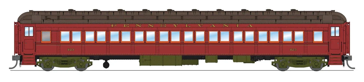 HO Broadway Ltd PRR Heavyweight 5-Car Passenger Set 1930's Era "Pennsylvania" 8964