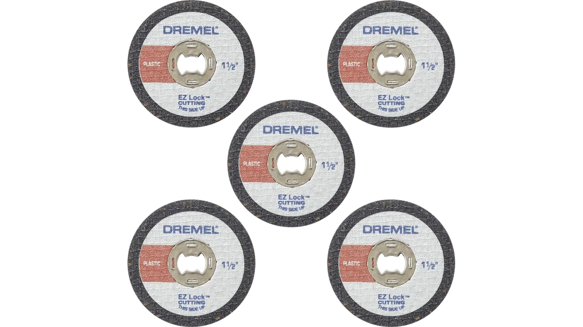 Dremel 1 1/2" EZ Lock Plastic Fiberglass Reinforced (5 Blades) EZ Lock Cut-Off Wheel EZ476