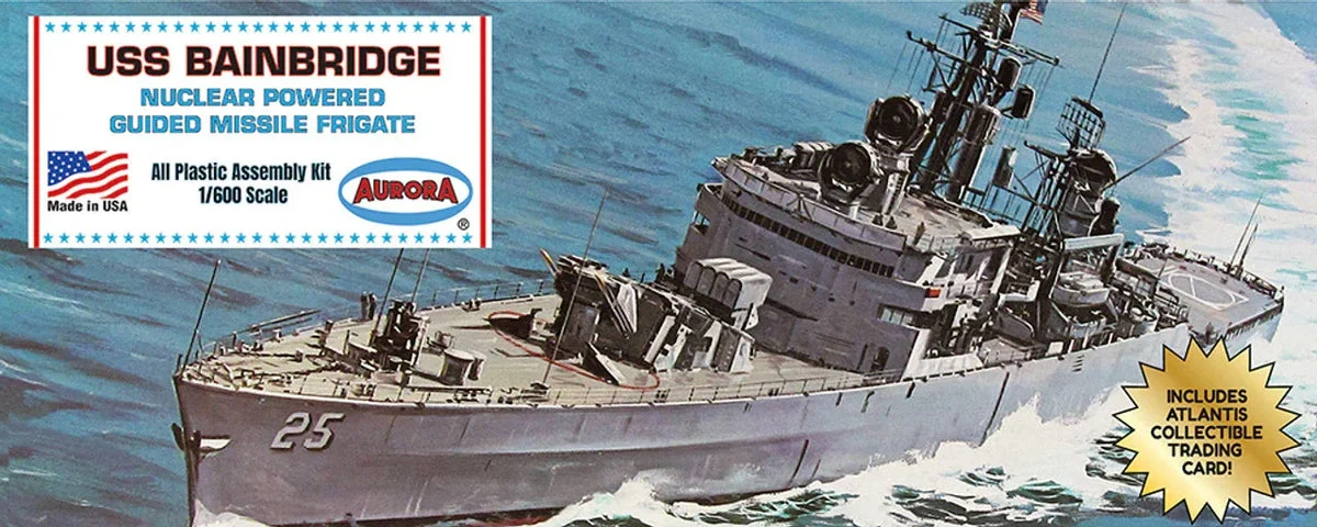 1/600 Atlantis Model USS Bainbridge Frigate 717 - Atlantis Models