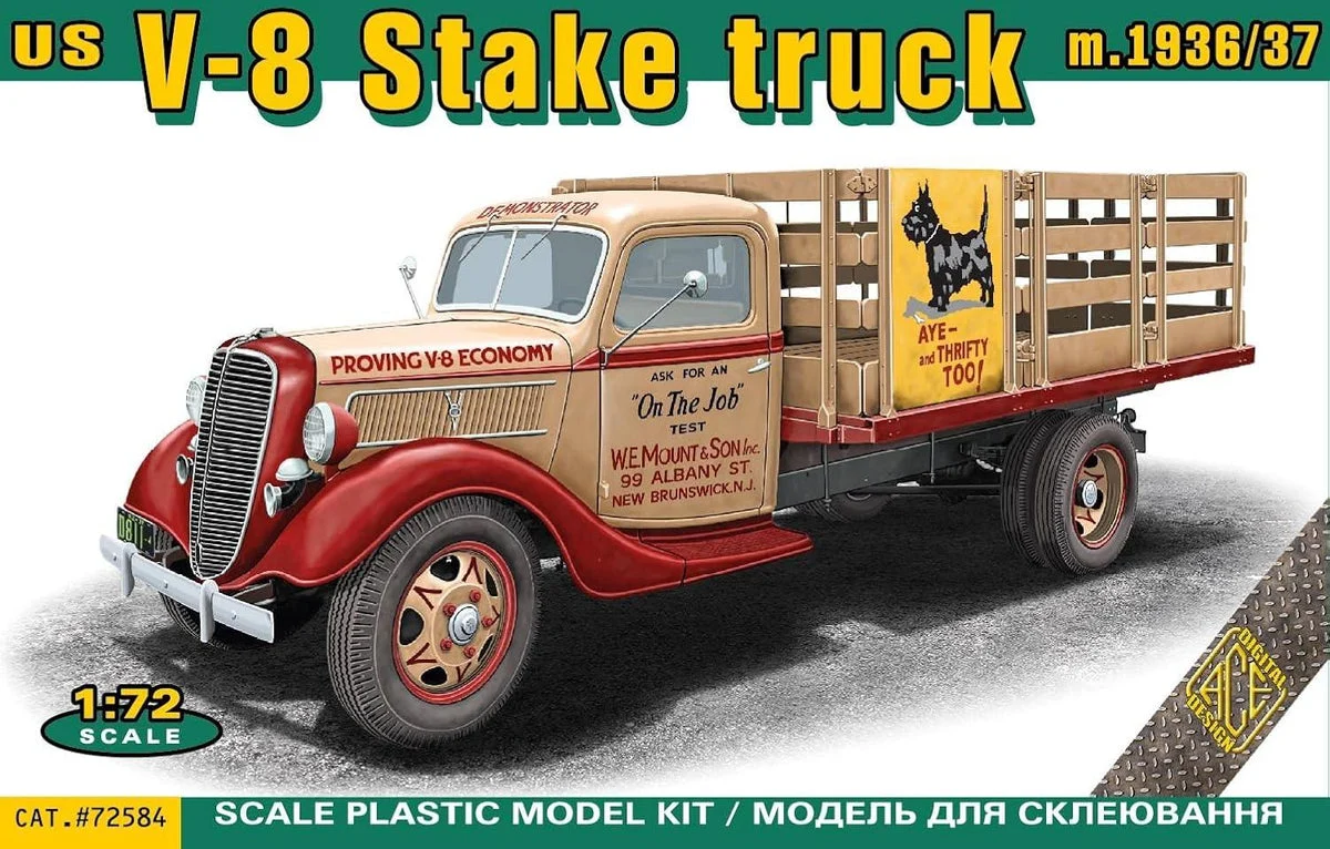 1/72 ACE Model US V-8 Stake Truck M.1936/37 72584