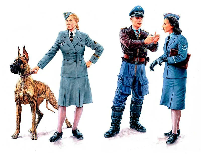 1/35 Master Box Women at War: Germany Luftwaffe Helferinnen 3557 - Master Box LTD