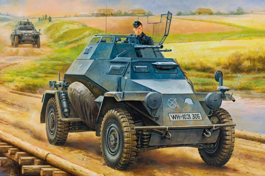 1/35 Hobby Boss German Leichter Panzerspahwagen (2cm) Sd.Kfz.222 Mid Version 80149