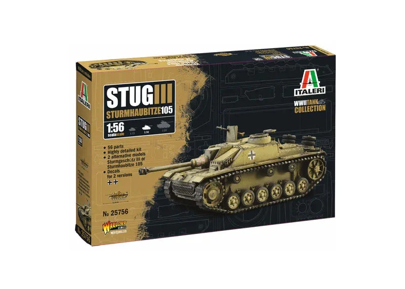 1/56 Italeri Stug III - Sturmhaubitze 105 25756