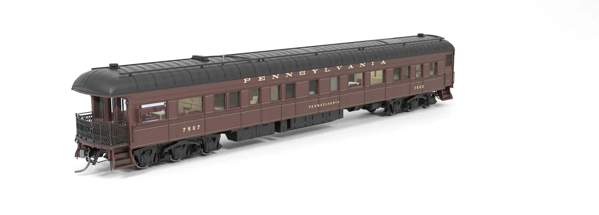 HO Broadway Ltd Z74D Business Car PRR 7507 "Pennsylvania" Late 1940's 8970