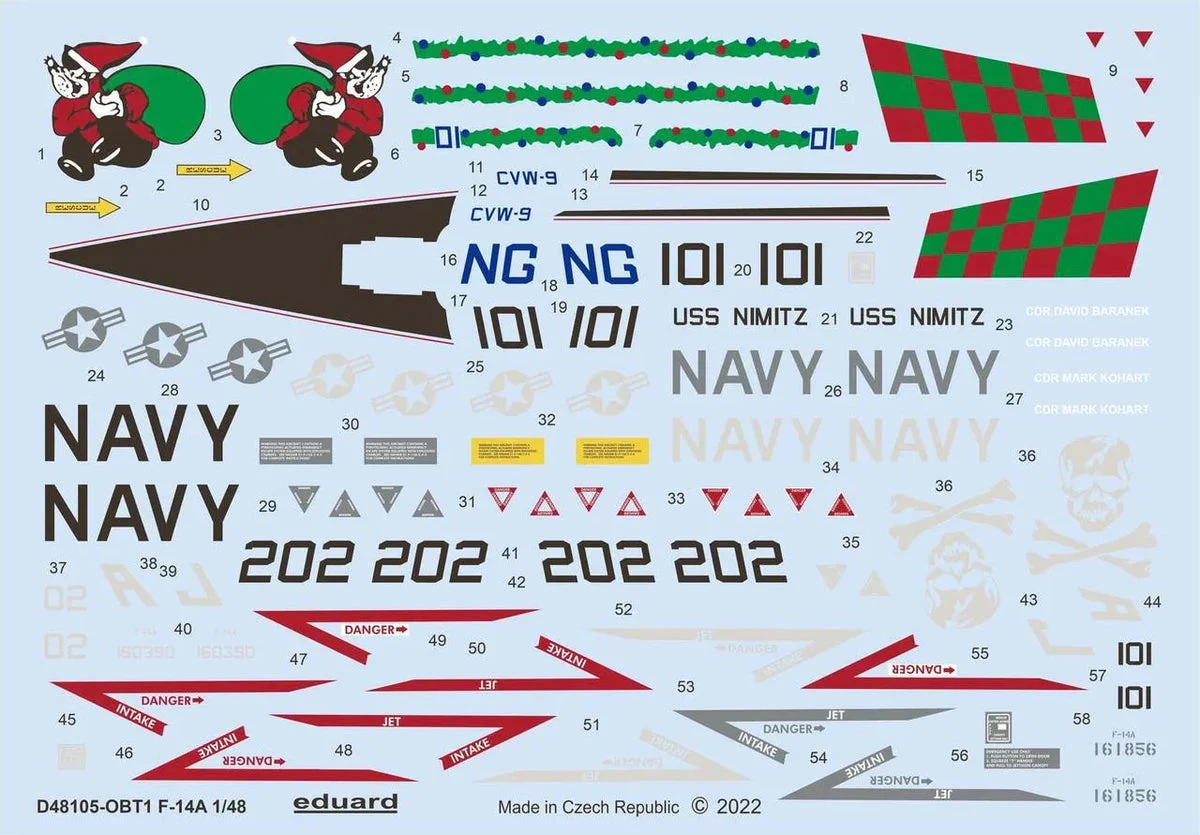 1/48 Eduard F-14A for TAMIYA D48105