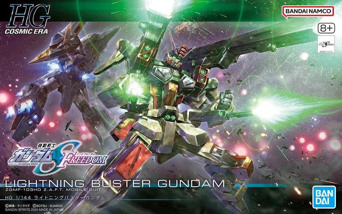 1/144 Bandai HG Lightning Buster Gundam 2679247 - Bandai Namco