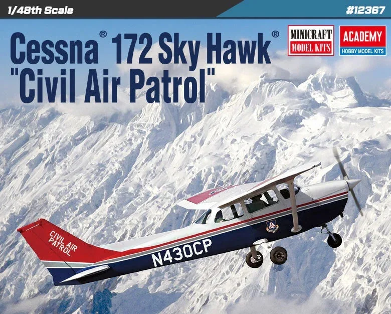 1/48 Academy Cessna 172 Skyhawk "Civil Air Patrol" 12367 - Academy Models