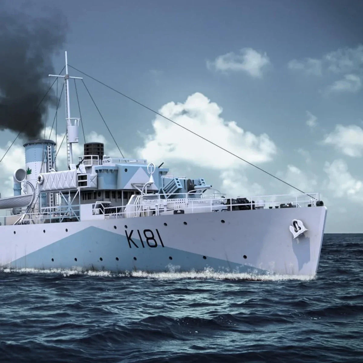 1/350 Black Cat Models Flower Class HMCS Sackville 350016A