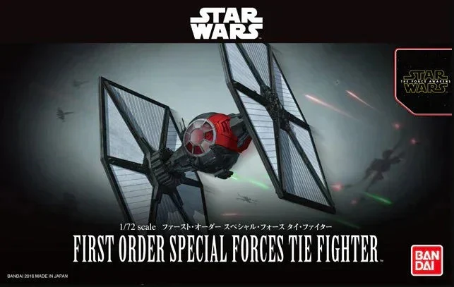 1/72 Bandai Star Wars First Order Special Forces Tie Fighter 2378862 - Bandai Namco
