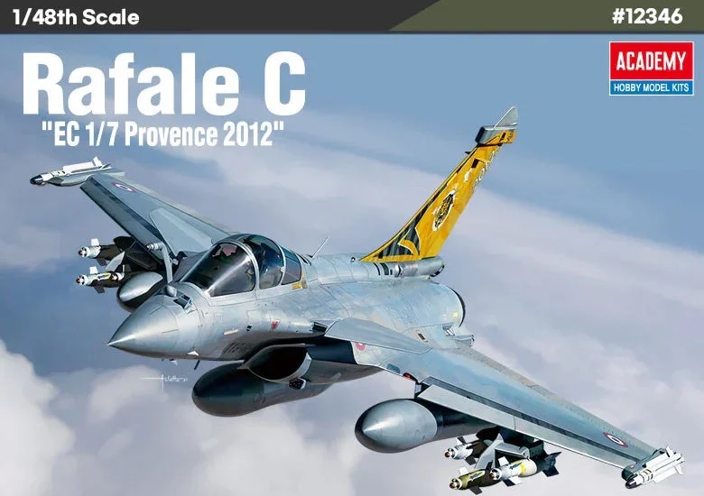 1/48 Academy Rafale C "EC 1/7 Provence 2012" 12346 - Academy Models