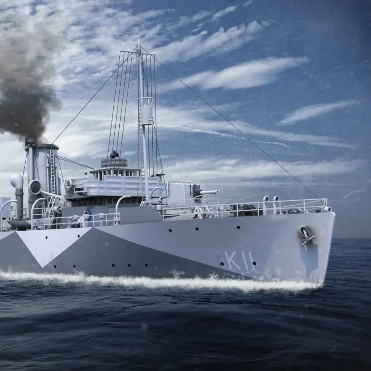 1/350 Black Cat Models Flower Class HMS Mimosa 350016C