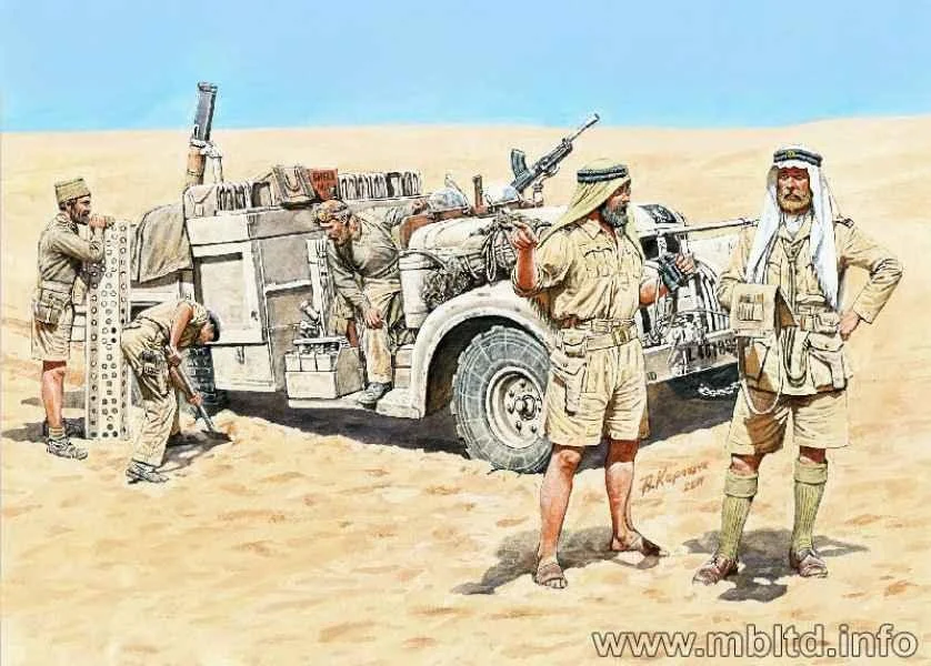 1/35 Master Box LRDG (Long Range Desert Group) in North Africa 3598 - Master Box LTD