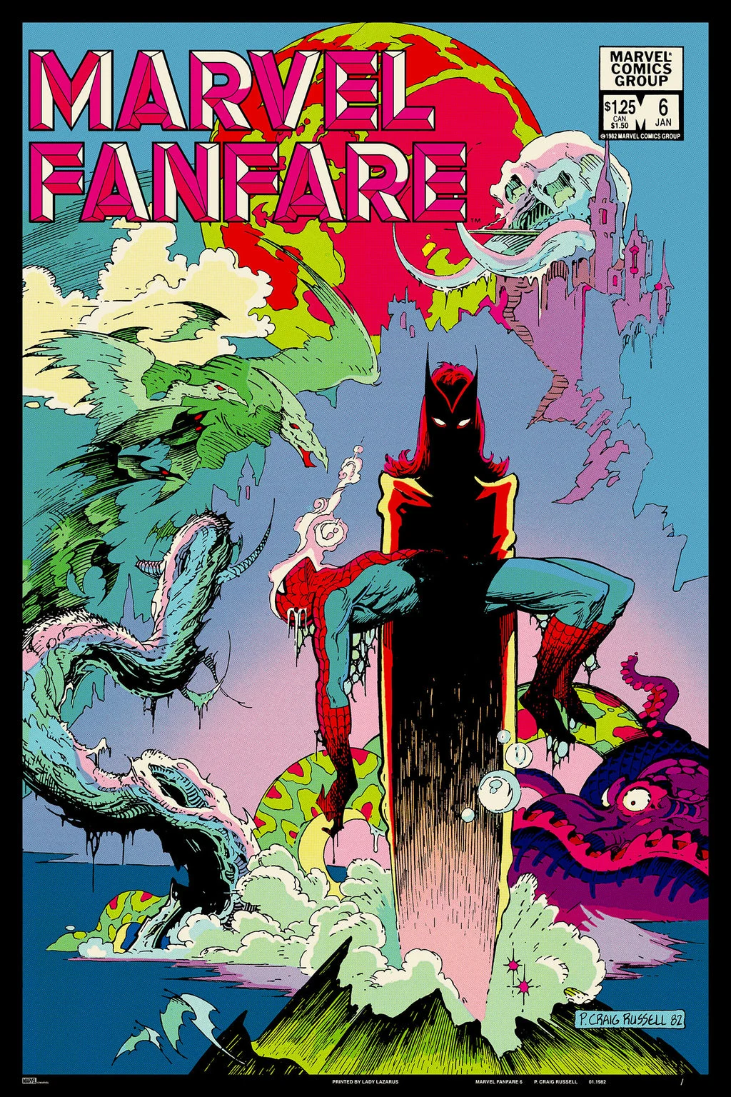 Marvel Fanfare #6 Poster - P. Craig Russell